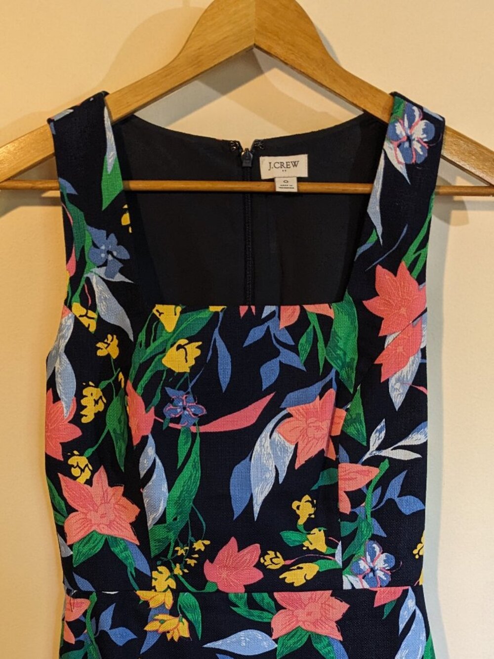 Jcrew floral midi dress